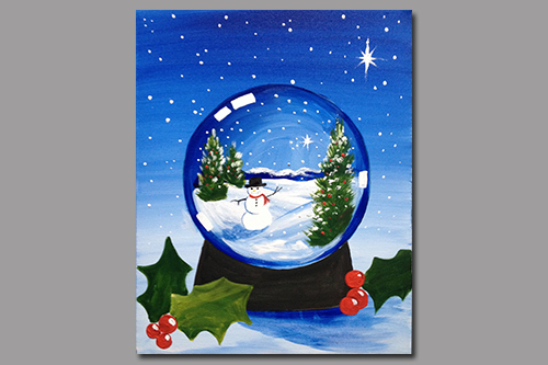 Frosty Snow Globe Class In Chicago Yaymaker CourseHorse